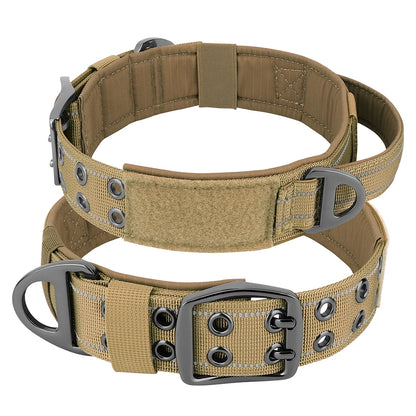 Military Tactical Dog Collar Pet Training 