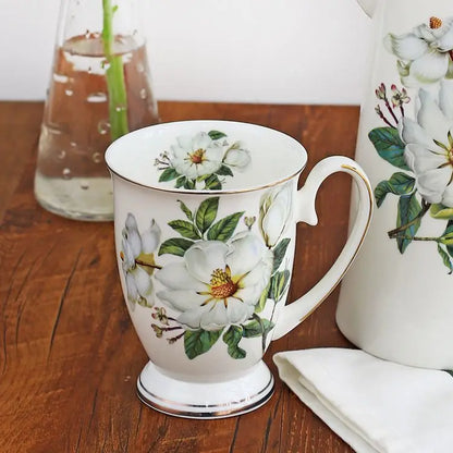 Bone China Vintage Coffee Mug