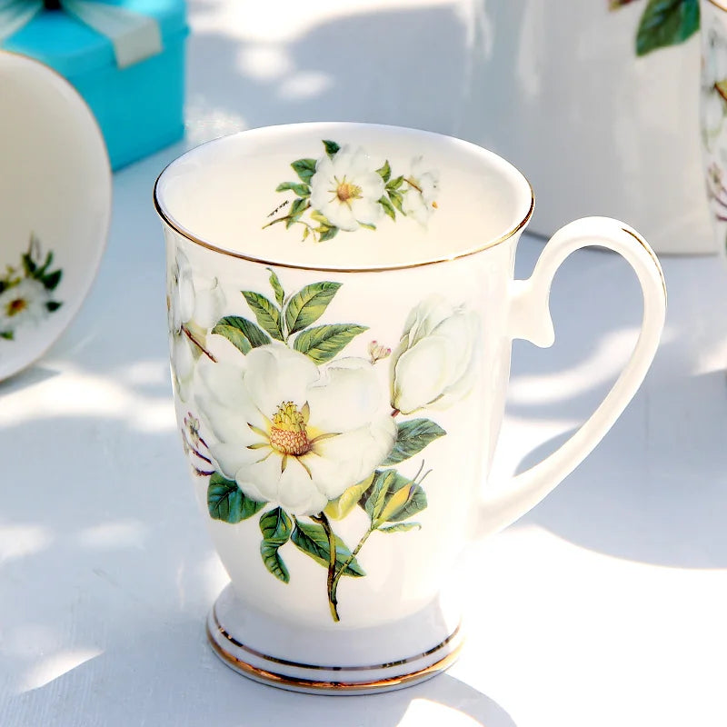 Bone China Vintage Coffee Mug