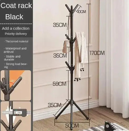 Easy-To-Assemble Floor Standing Irregular Coat Rack