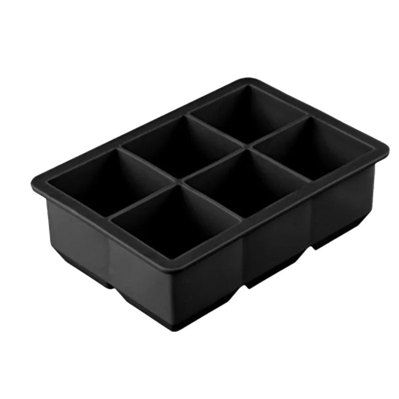 LMETJMA® Large Ice Cube Ball Trays Silicone for Freezer with Lid Reusable Whiskey