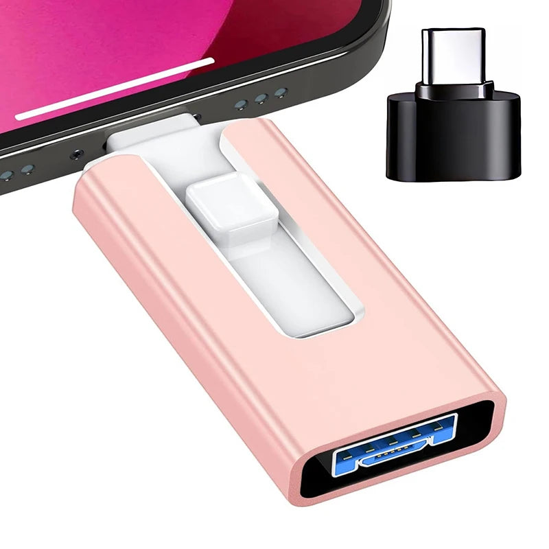 4 In1 OTG Micro USB 3.0 Flash Android TYPE-C  iPhone