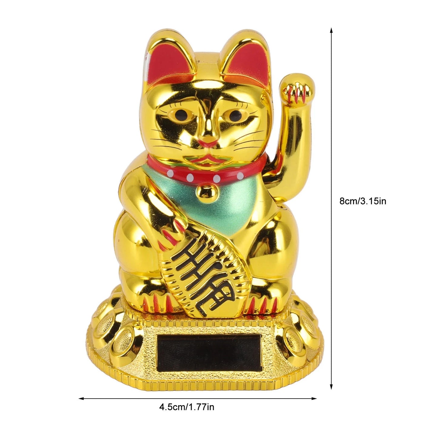 Chinese Lucky Cat Decoration Statue Figurine for Home Car Decoration 