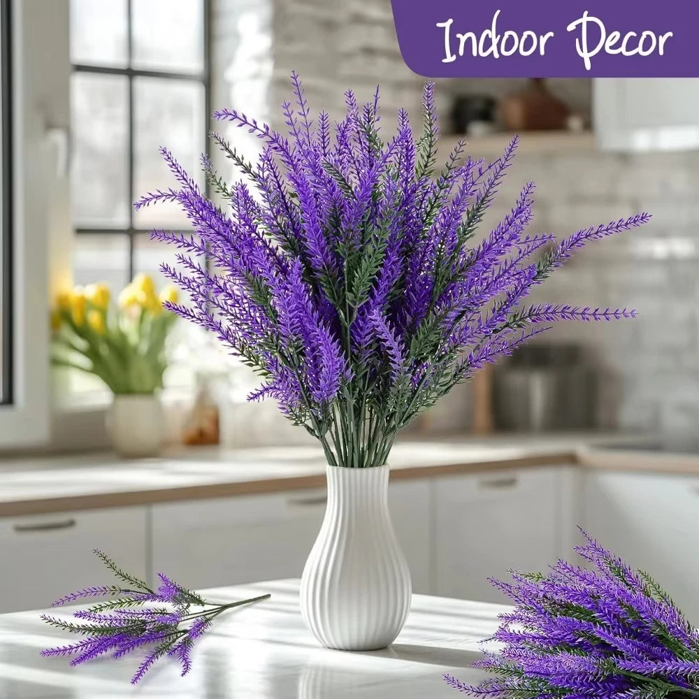 5Pcs Artificial Lavender Flower Heads
