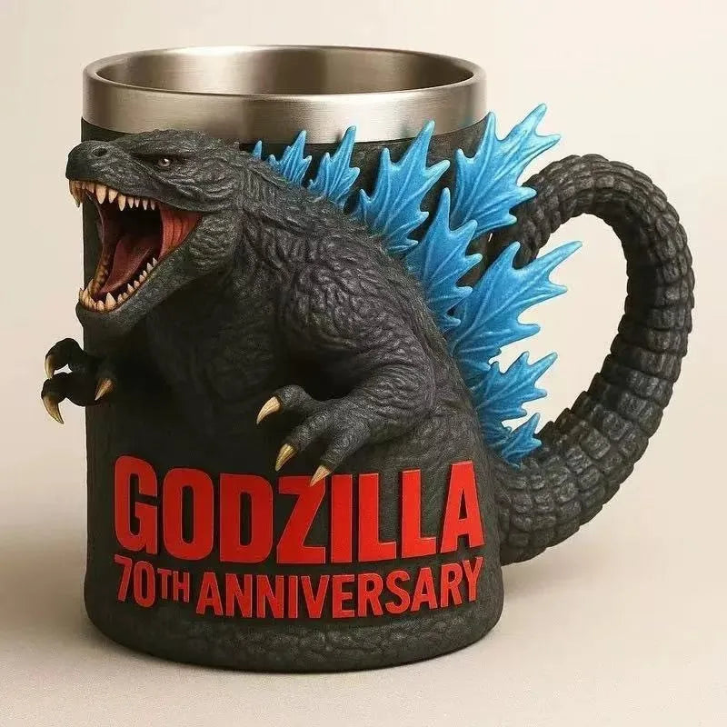 6 Types Godzilla Peripheral Model Ornament Cup Godzilla 3D Mug 