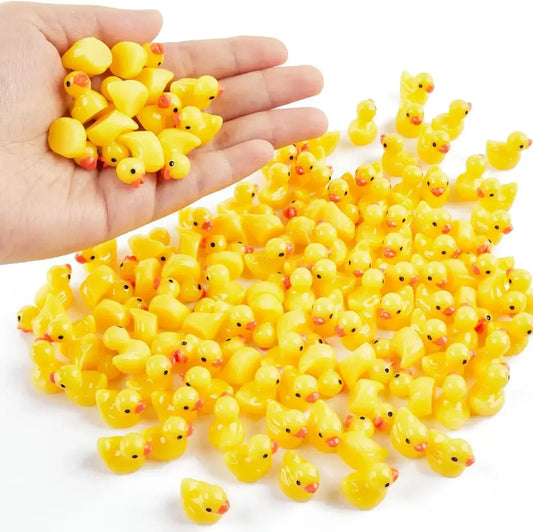 Set Mini Resin Tiny Ducks 