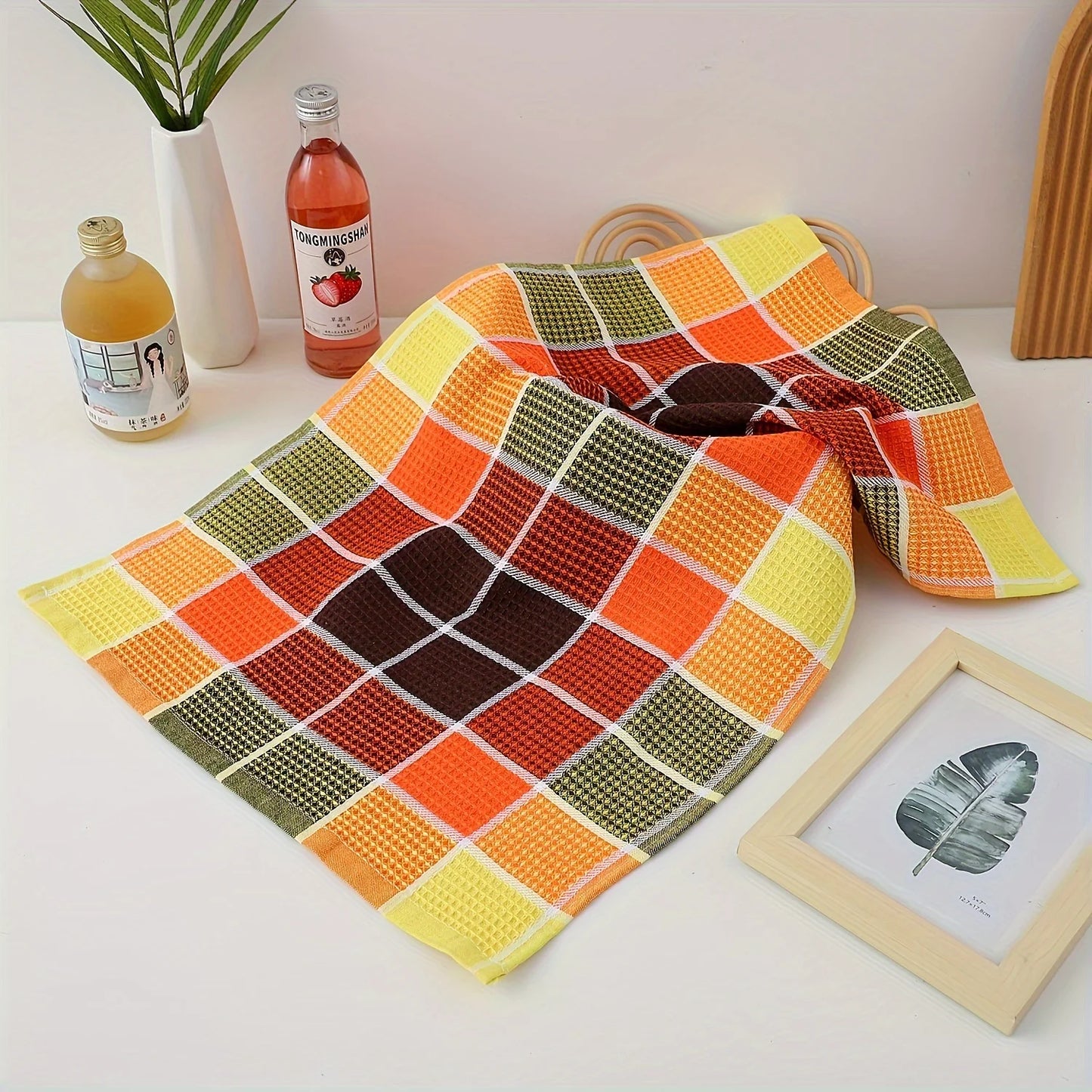 3/4/8 Pieces, Green/Pink/Blue/Yellow, Durable Cleaning Cloths