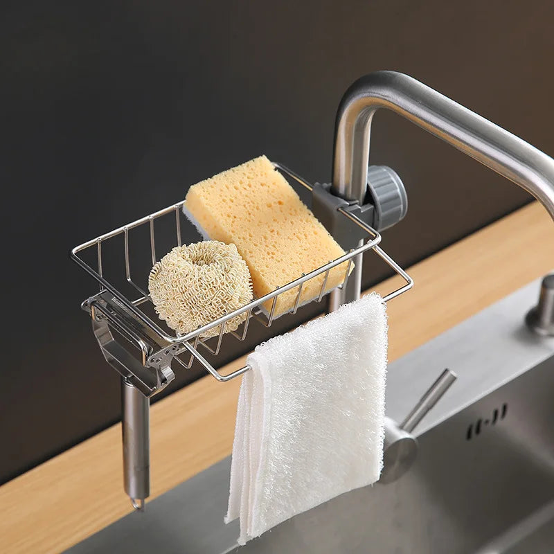 Faucet Hanging Type Drainage Rack for Kitchen Bathroom Sink  