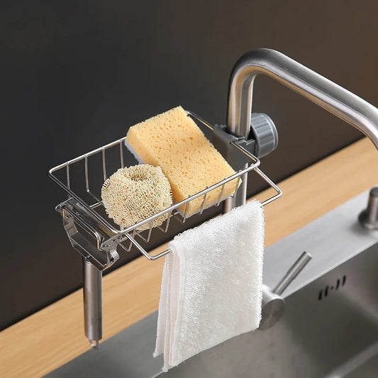 Faucet Hanging Type Drainage Rack for Kitchen Bathroom Sink  