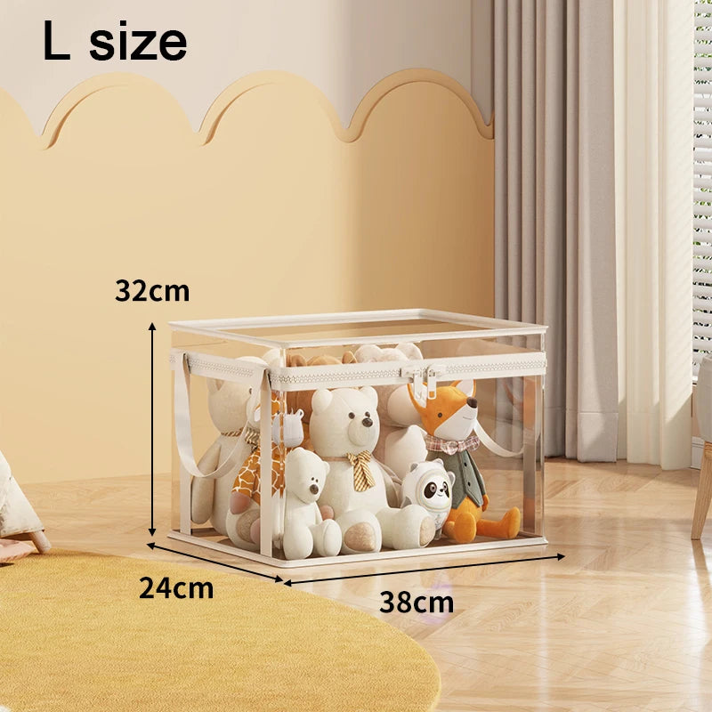 Transparent Children'S Toy Storage Basket Large Size 