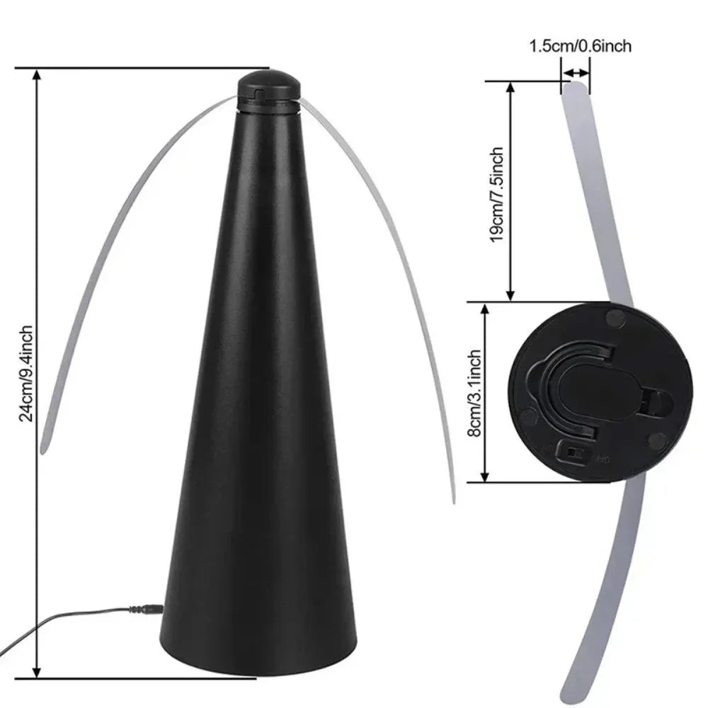 Outdoor, Kitchen Fly Bug Repeller Fan Food Protector Pest Control Tool
