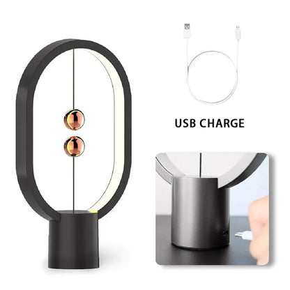 C2 Creative Desk Table Lamp Light LED Mini Balance Light Night Light Balance Lamp USB Bedside Night Lamp Decorative for Bedroom