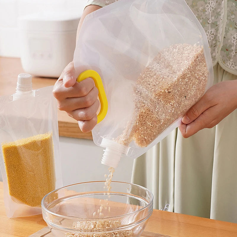 Grain Storage Bag Portable Insect Proof Fresh Keeping Bag 