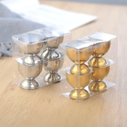 4Pcs Stainless  Eggs Holder 