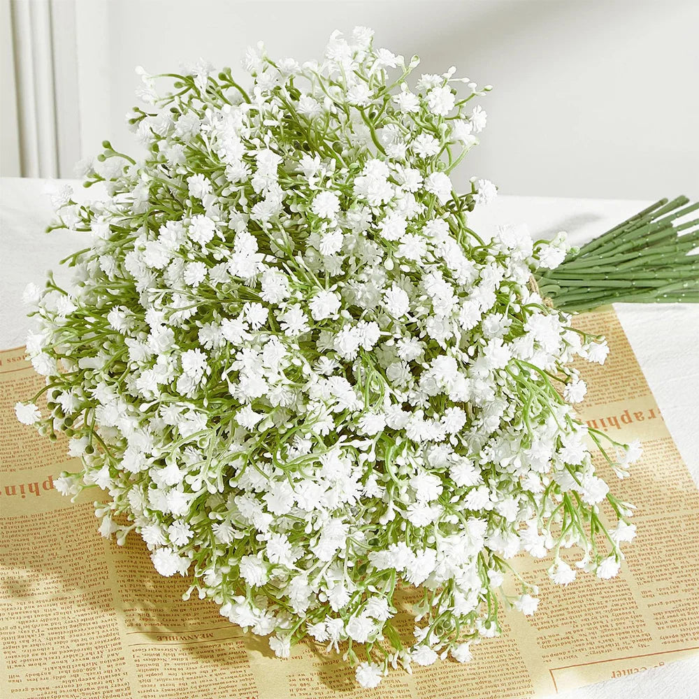 Artificial Flowers Baby Breath Flower Fake Gypsophila 