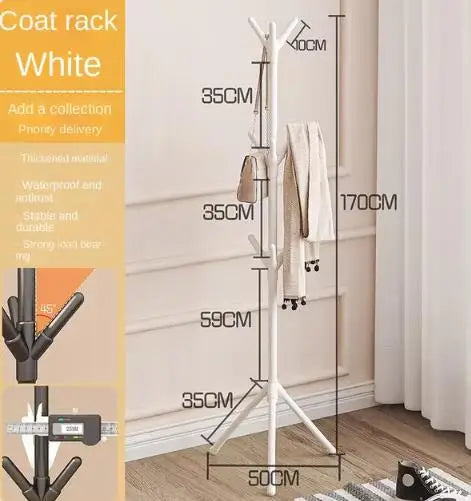 Easy-To-Assemble Floor Standing Irregular Coat Rack