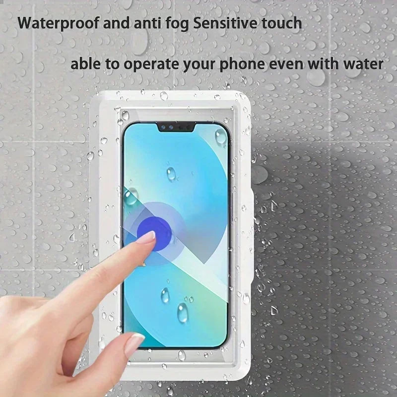 360° Rotating Waterproof Shower Phone Holder