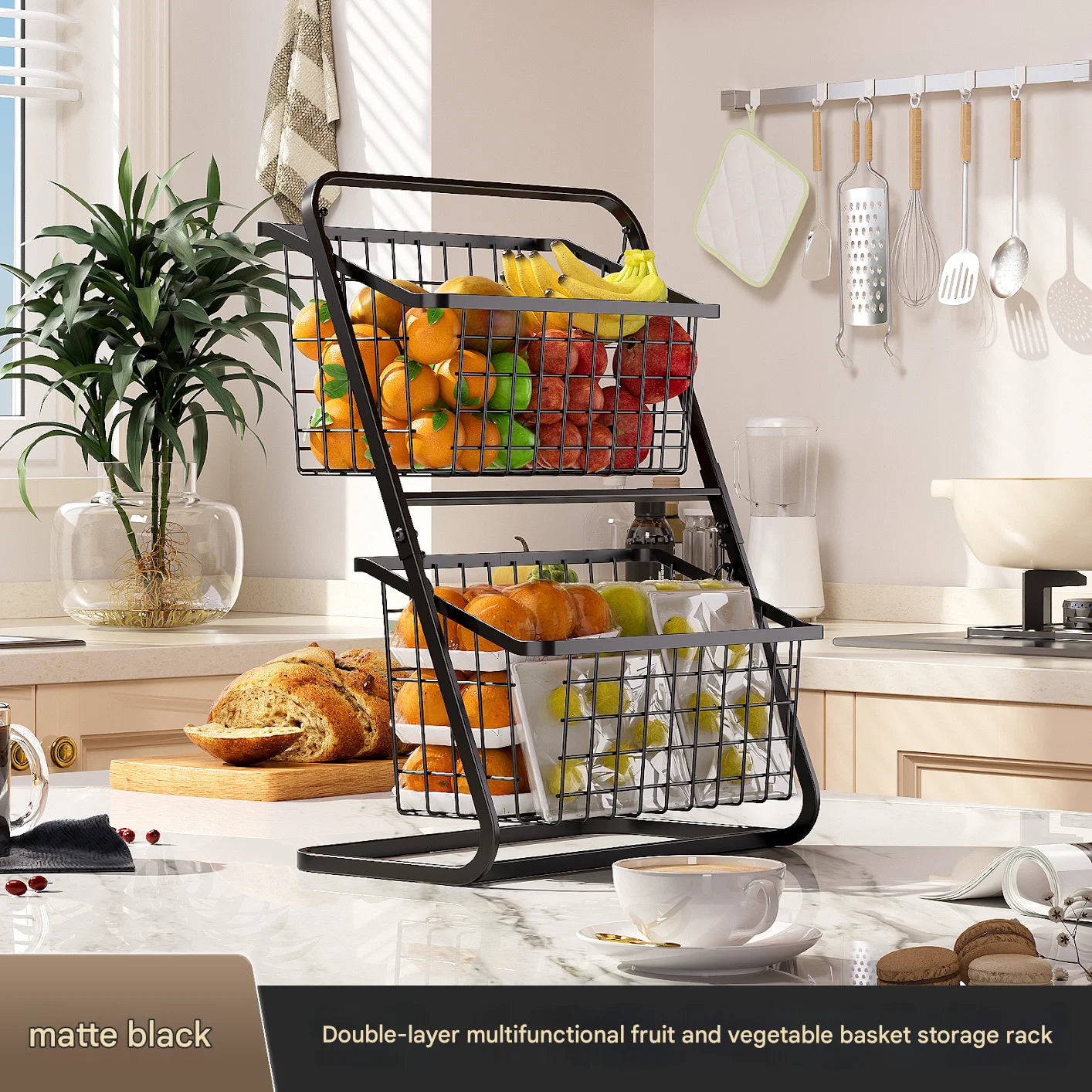 Kitchen Vegetable Storage Basket