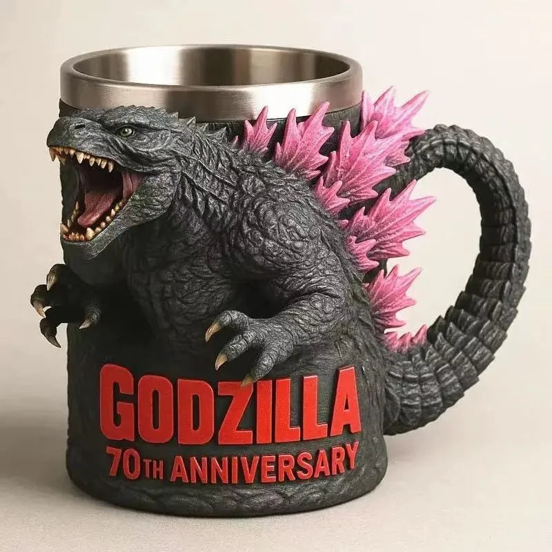 6 Types Godzilla Peripheral Model Ornament Cup Godzilla 3D Mug 