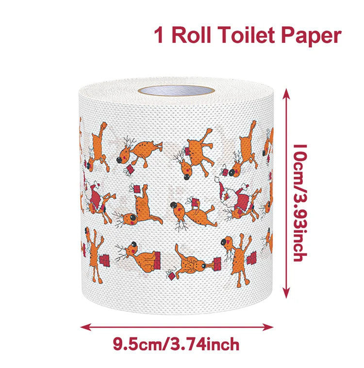 Christmas Toilet Roll Paper Happy 2026 New Year 