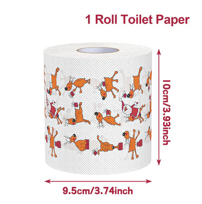 Christmas Toilet Roll Paper Happy 2026 New Year 