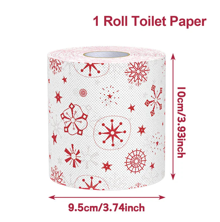 Christmas Toilet Roll Paper Happy 2026 New Year 