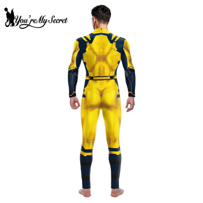Superhero Men Movie Deadpool Wolverine Cosplay Costumes