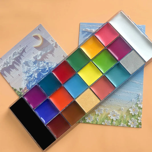 20 Colors Face Body Oil Painting 