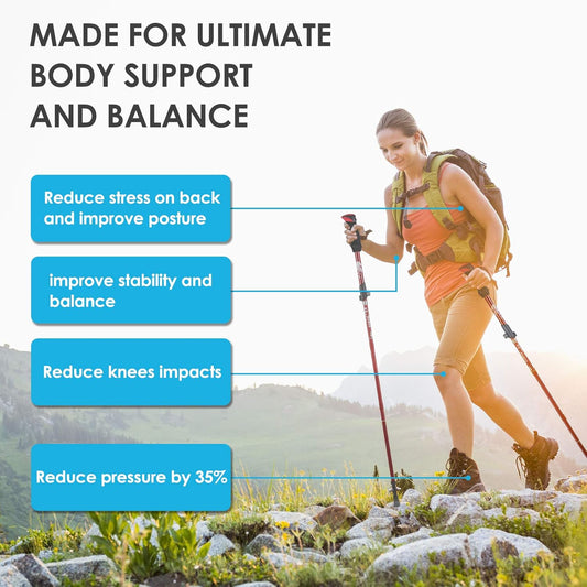 Collapsible Hiking Pole Sticks