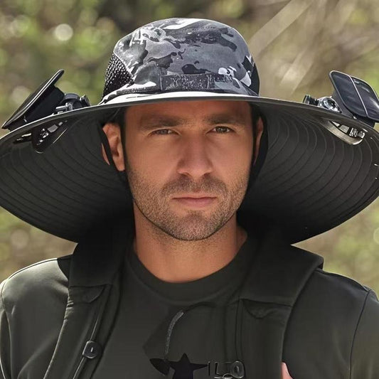 Solar Powered Fan Hat 