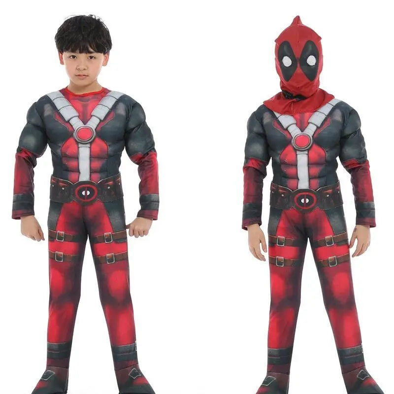 Child Movie Luxury Mask Jumpsuit Wolverine Cosplay Costume 
