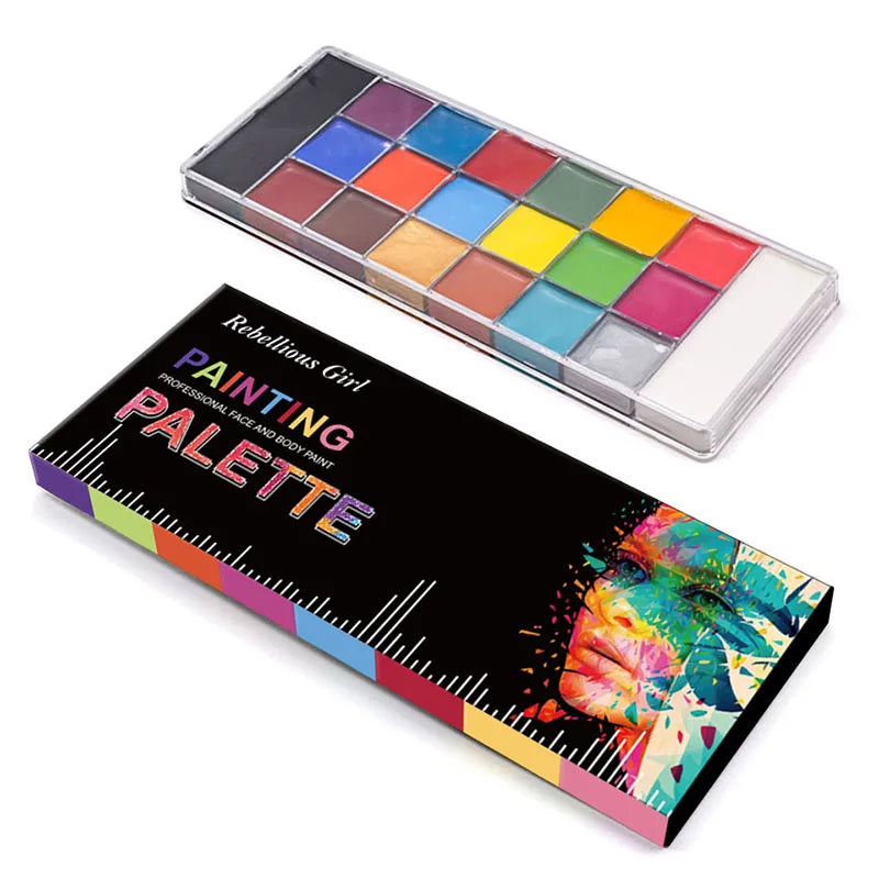 20 Colors Face Body Oil Painting 