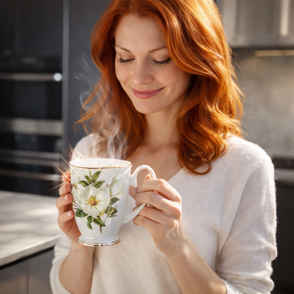 Bone China Vintage Coffee Mug