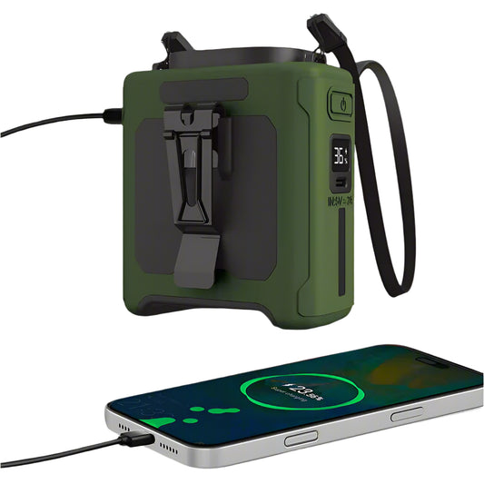 10000Mah Waist Fan with 5 Speeds & Light 40H Hands-Free Wearable Neck Fan for Outdoor Jobsite Travel Long Time for Camping