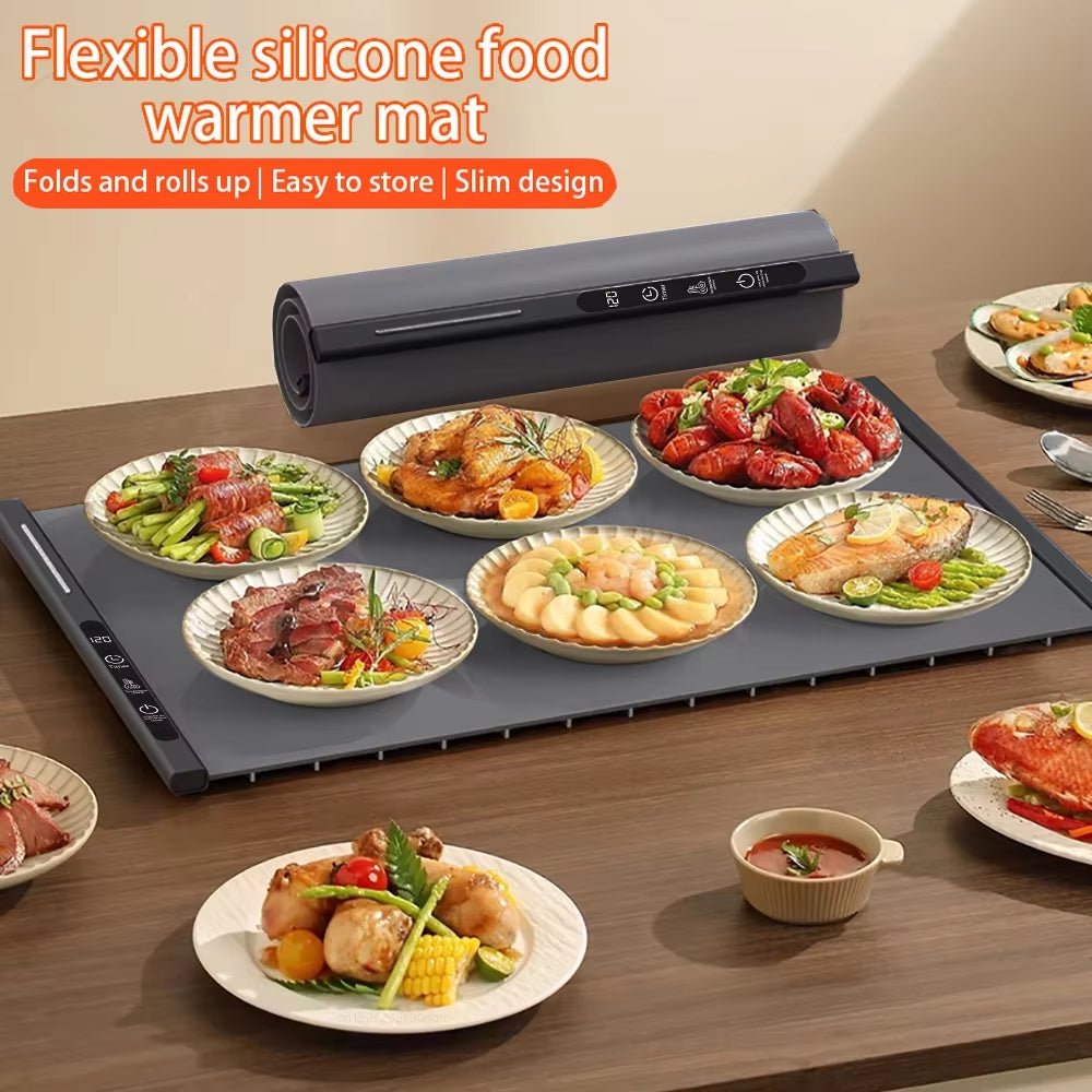 Electric Warming Tray Foldable Food Warmer Mat 