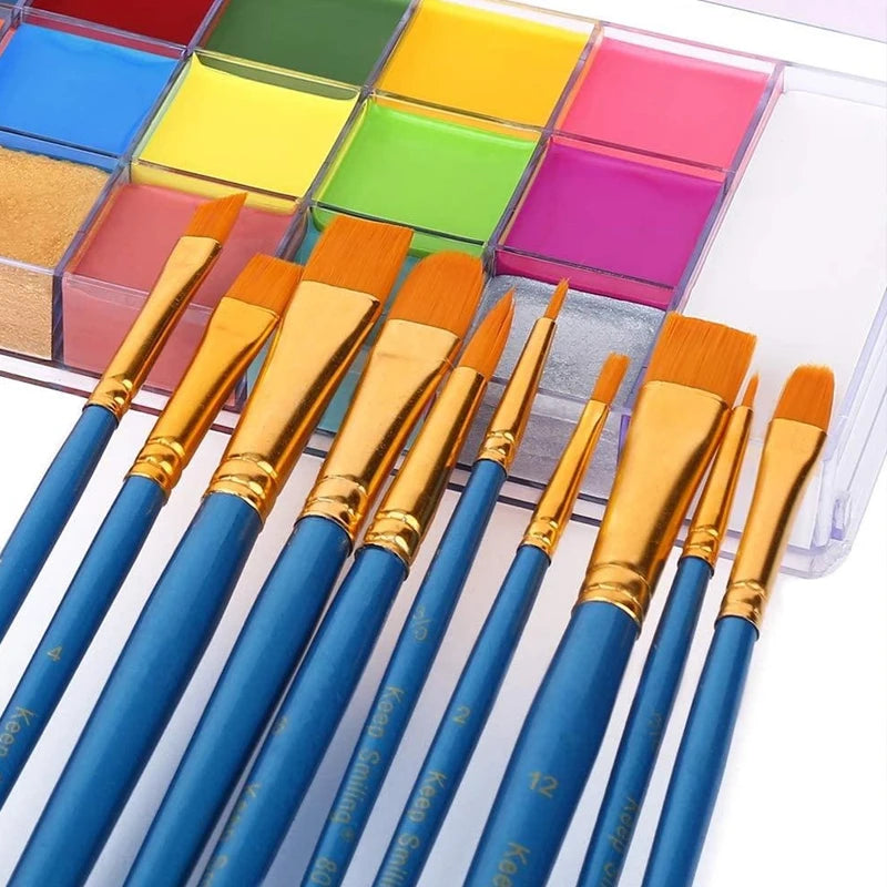 20 Colors Face Body Oil Painting 