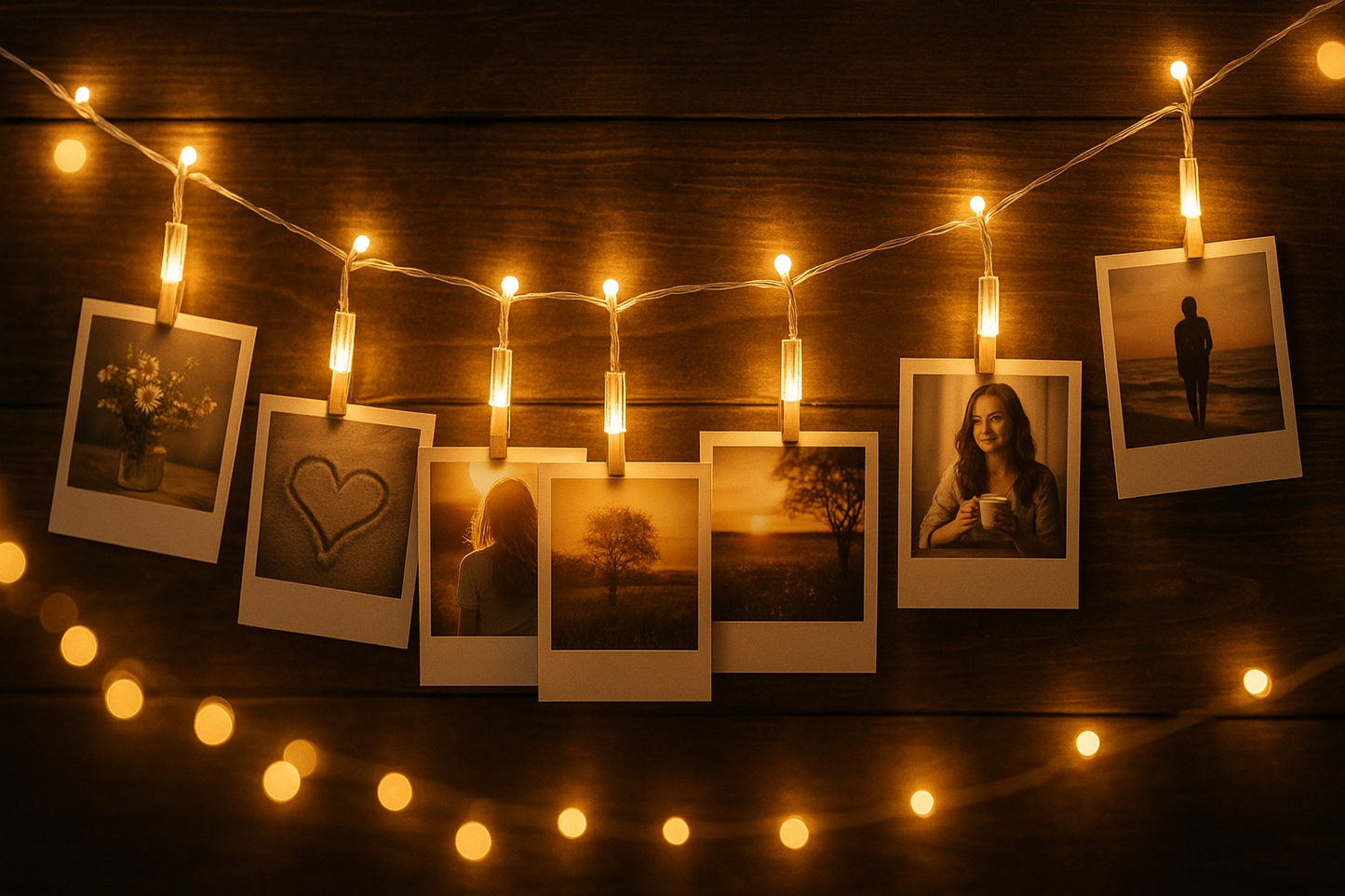 LED Fairy Lights with Photo Clips 